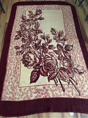 Vintage San Marcos Rose blanket